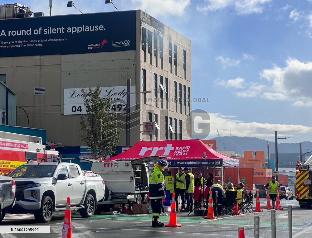 NEW ZEALAND-WELLINGTON-FIRE