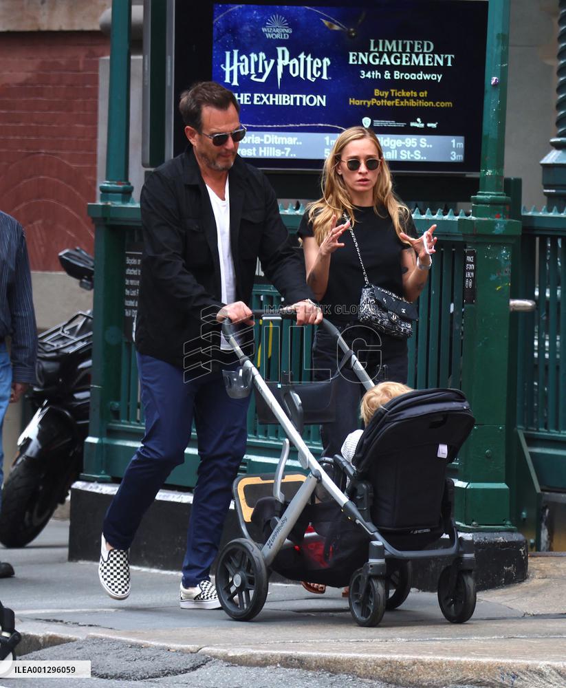 Will Arnett And Family Step Out - NYC
