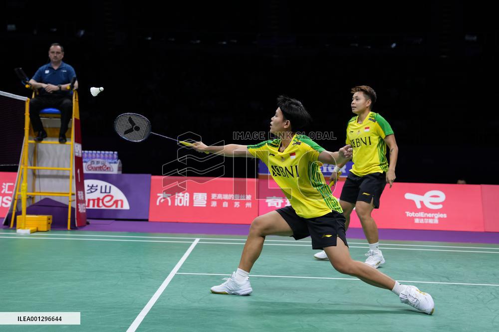 (SP)CHINA-SUZHOU-BADMINTON-SUDIRMAN CUP-INDONESIA VS GERMANY(CN)