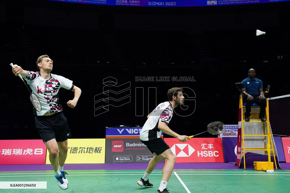 (SP)CHINA-SUZHOU-BADMINTON-SUDIRMAN CUP-INDONESIA VS GERMANY(CN)