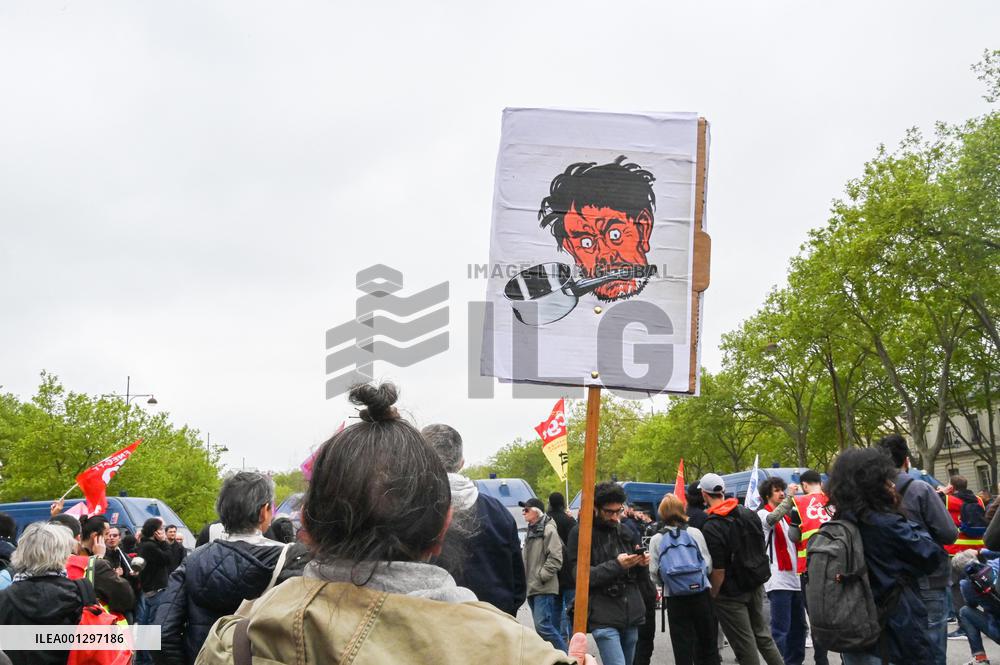 Demonstration Against Pensions Reform - Versaille