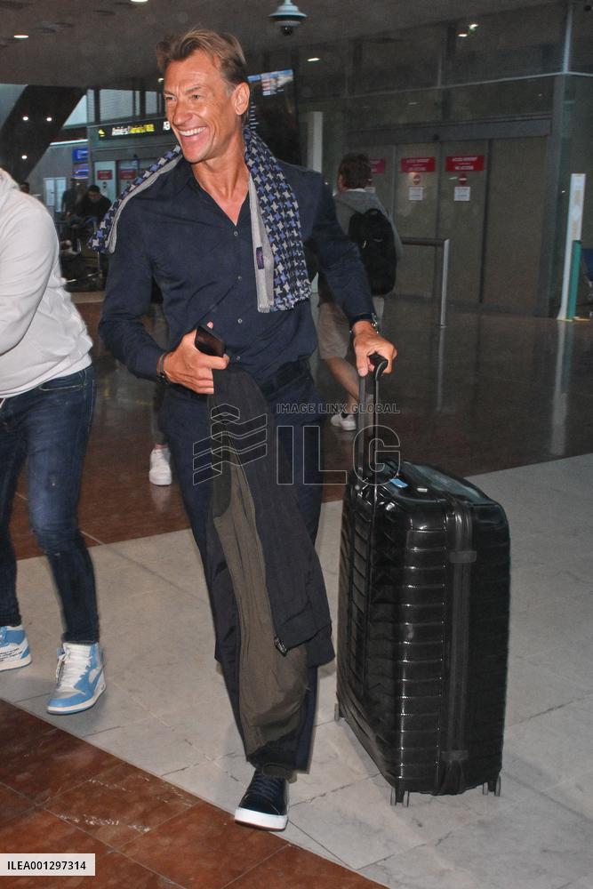 Cannes Herve Renard Arriving At Nice Airport