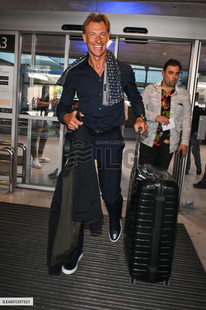 Cannes Herve Renard Arriving At Nice Airport