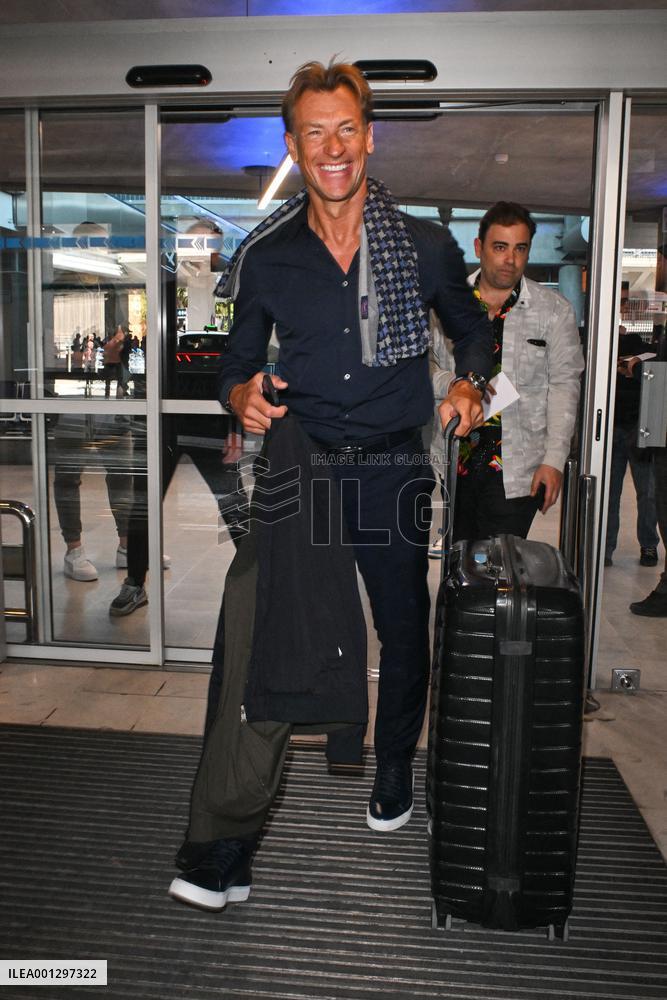 Cannes Herve Renard Arriving At Nice Airport