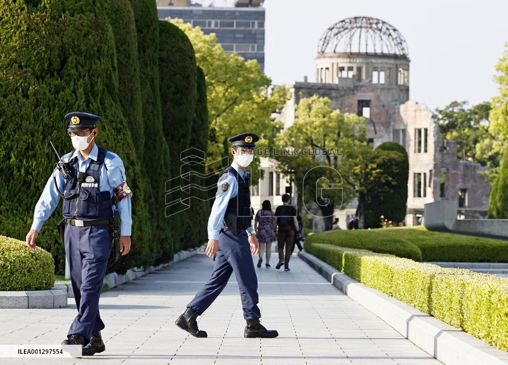 Security tightens ahead of G-7 summit in Hiroshima