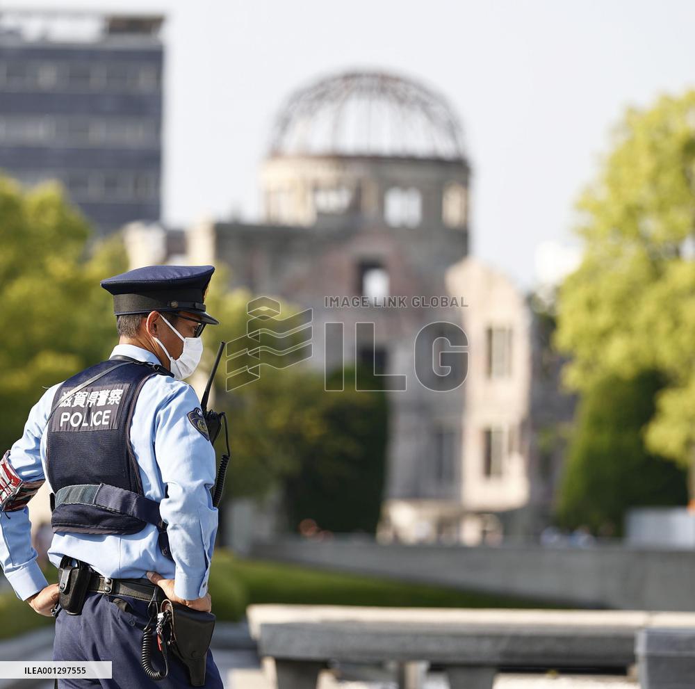 Security tightens ahead of G-7 summit in Hiroshima