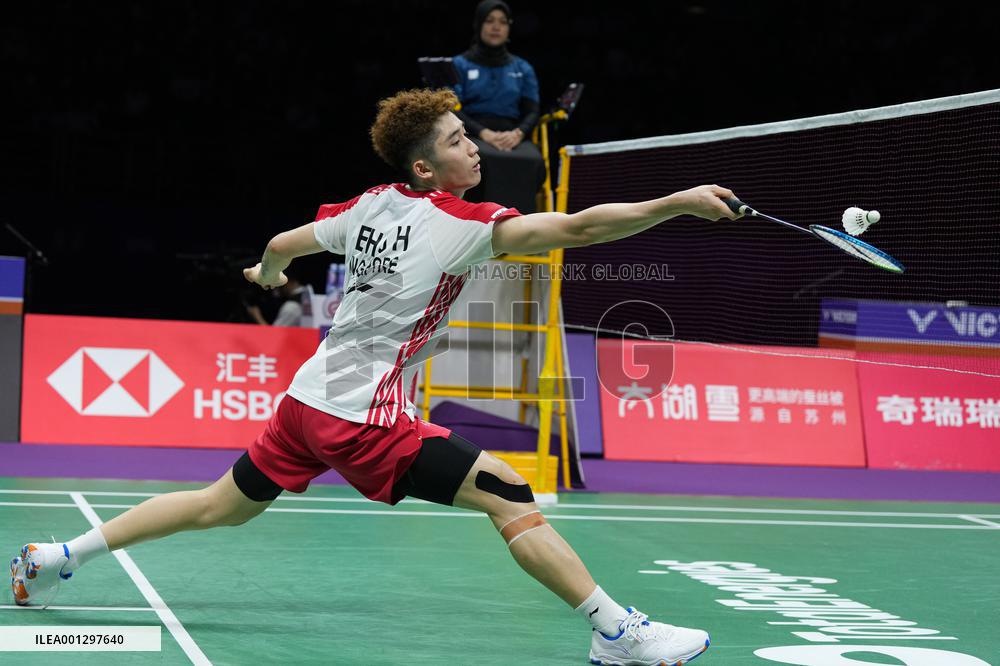 (SP)CHINA-SUZHOU-BADMINTON-SUDIRMAN CUP-CHN VS SGP (CN)