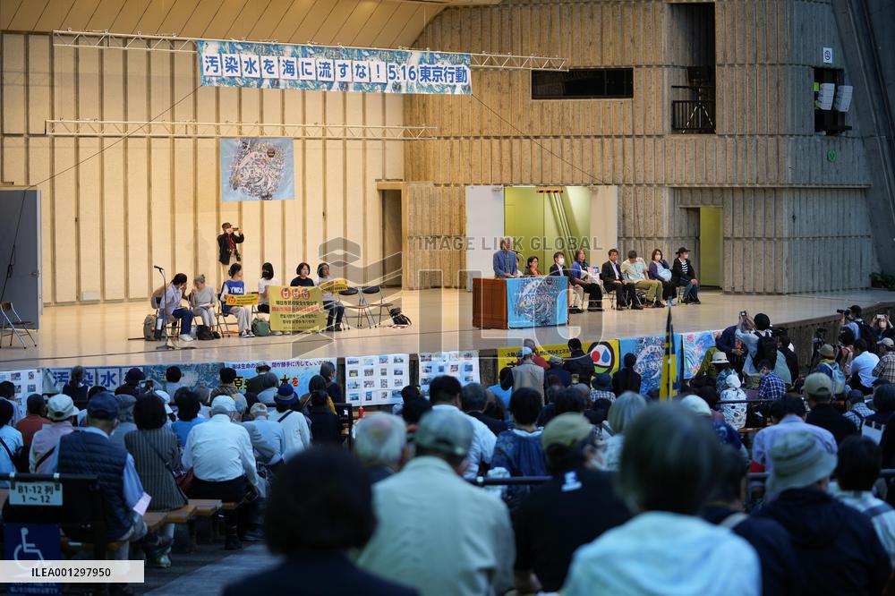 JAPAN-TOKYO-NUKE WASTEWATER DISCHARGE-PROTEST