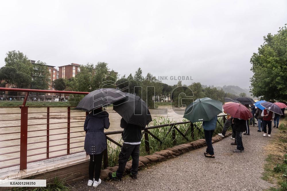 Heavy Rainfall In Casena - Italy