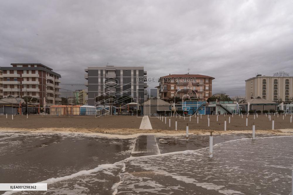 Heavy Rainfall In Casena - Italy