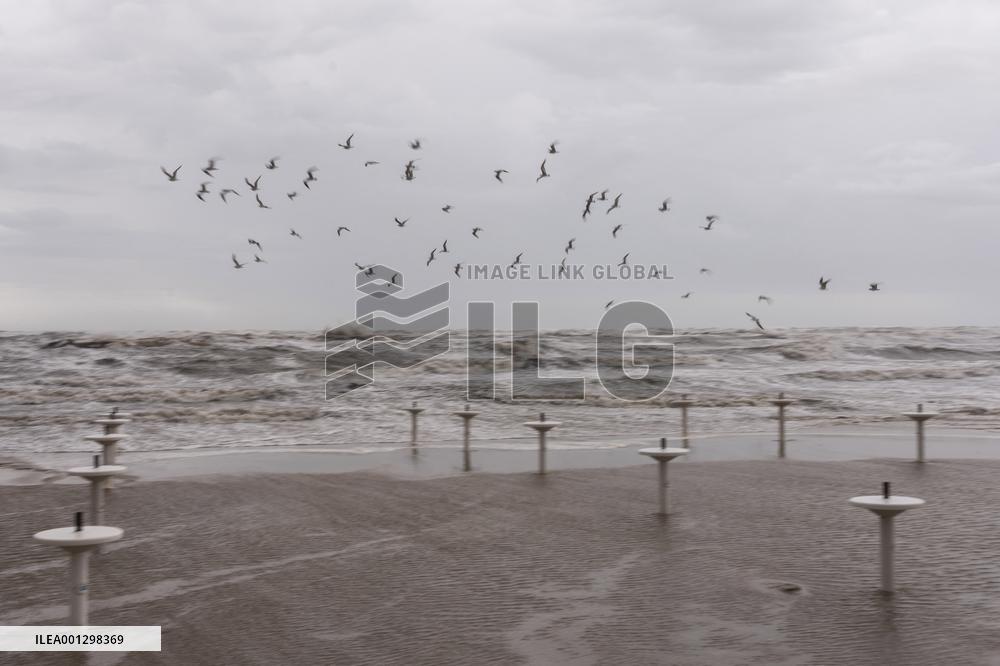 Heavy Rainfall In Casena - Italy