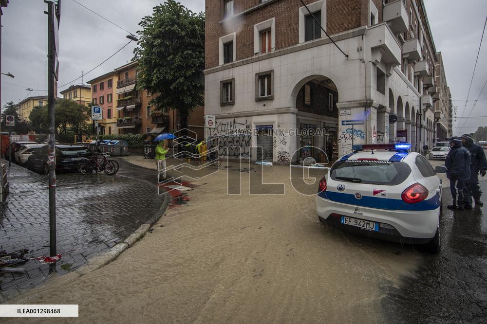 Heavy Rainfall In Bologna - Italy