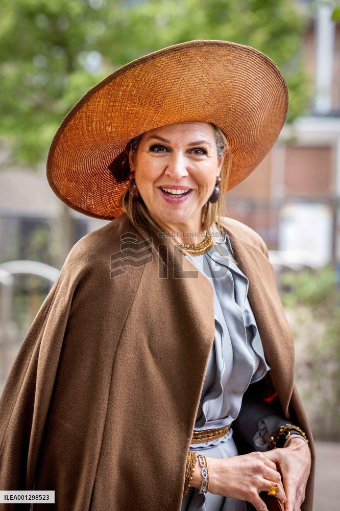 Queen Maxima At The Opening Of The Van Gogh Village Museum