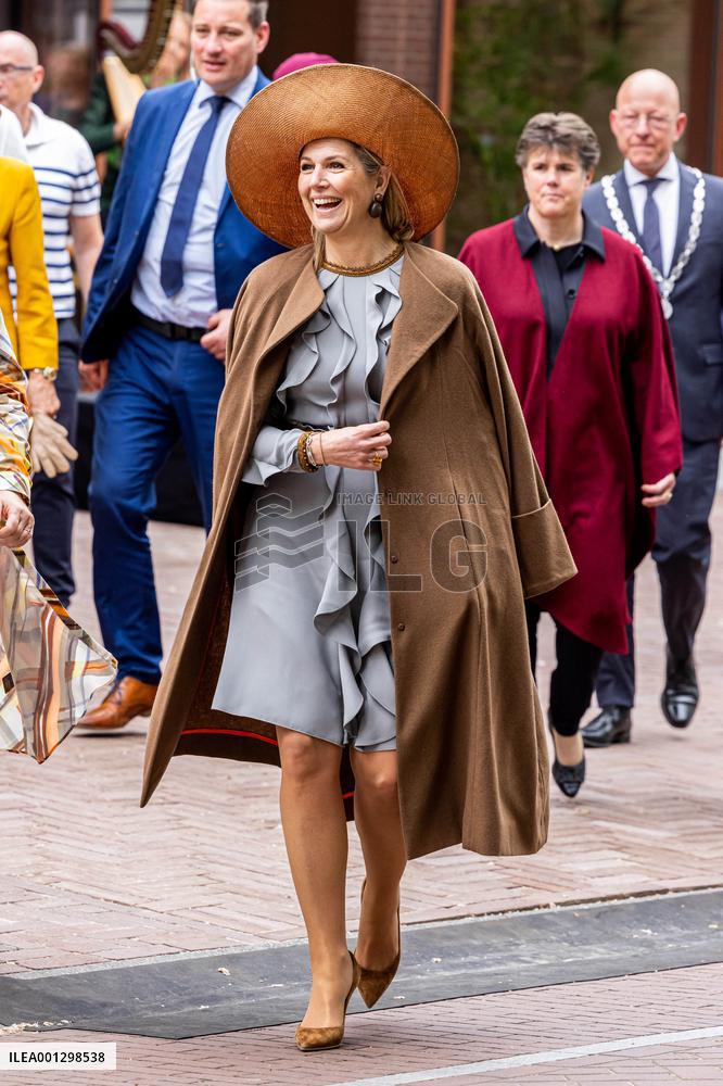 Queen Maxima At The Opening Of The Van Gogh Village Museum