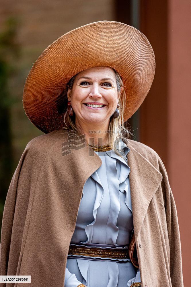Queen Maxima At The Opening Of The Van Gogh Village Museum