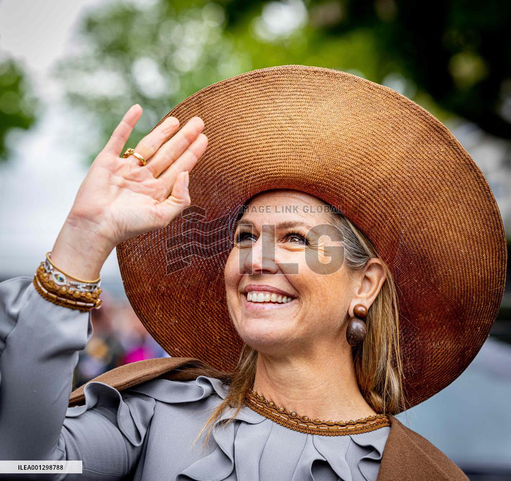 Queen Maxima At The Opening Of The Van Gogh Village Museum