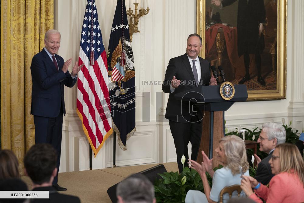 President Joe Biden Hosts Jewish American Heritage Month Event at White House - Washington