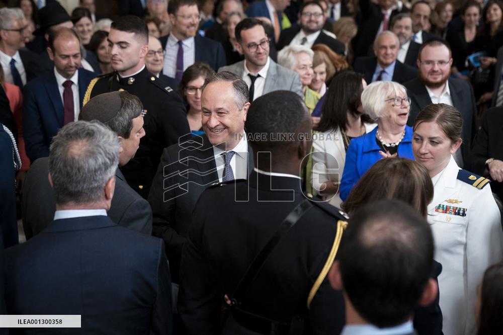 President Joe Biden Hosts Jewish American Heritage Month Event at White House - Washington