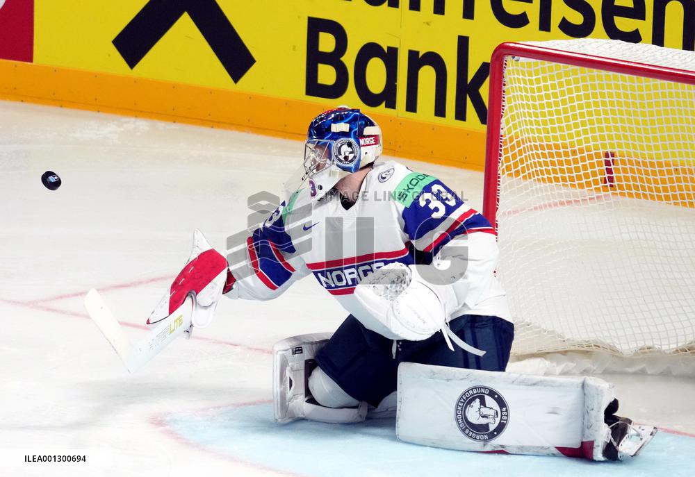 (SP)LATVIA-RIGA-2023 IIHF ICE HOCKEY WORLD CHAMPIONSHIP-NORWAY VS SLOVENIA