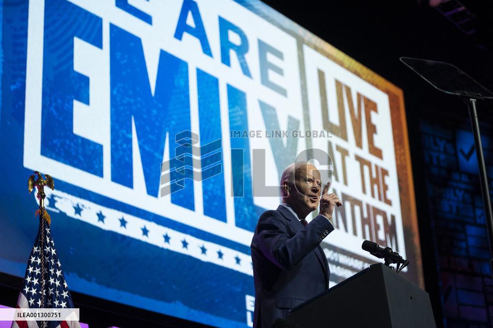 President Joe Biden Attends Emily’s List Gala - Washington