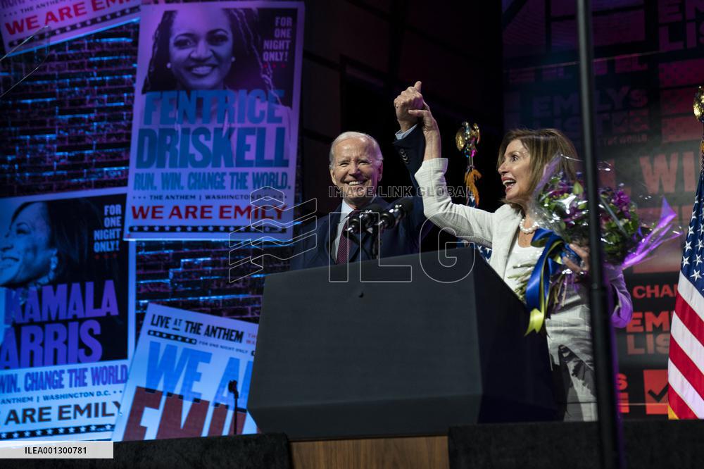 President Joe Biden Attends Emily’s List Gala - Washington
