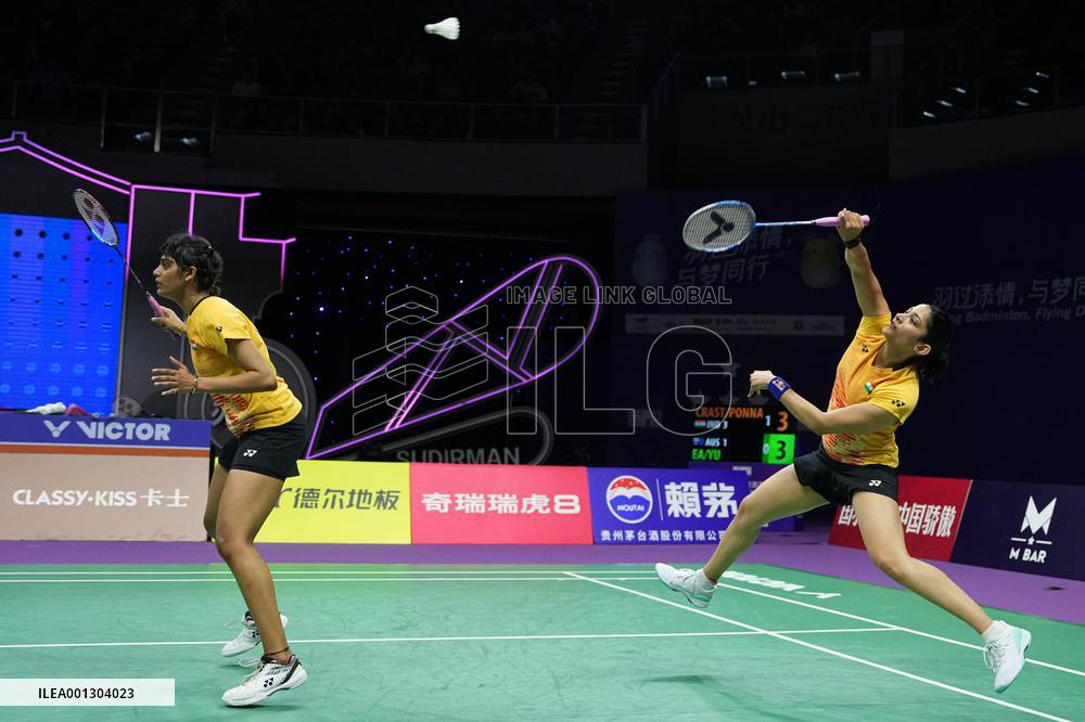 (SP)CHINA-SUZHOU-BADMINTON-SUDIRMAN CUP-INDIA VS AUSTRALIA(CN)