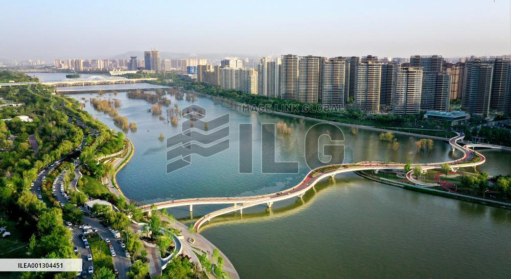 CHINA-SHAANXI-XI'AN-BAHE RIVER-AERIAL VIEWS (CN)