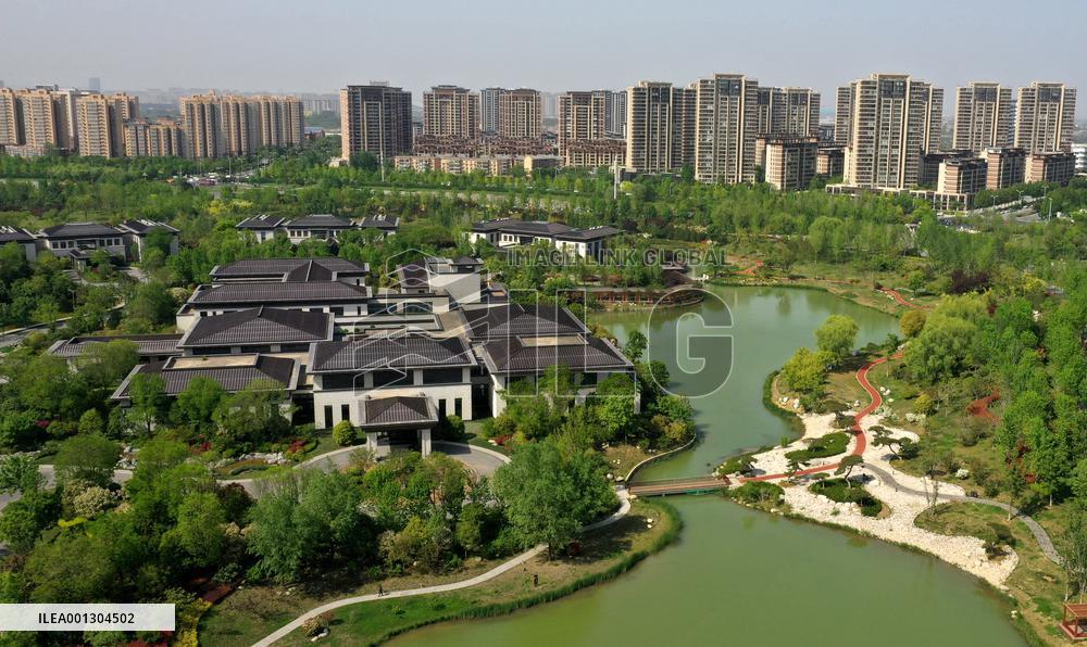 CHINA-SHAANXI-XI'AN-BAHE RIVER-AERIAL VIEWS (CN)
