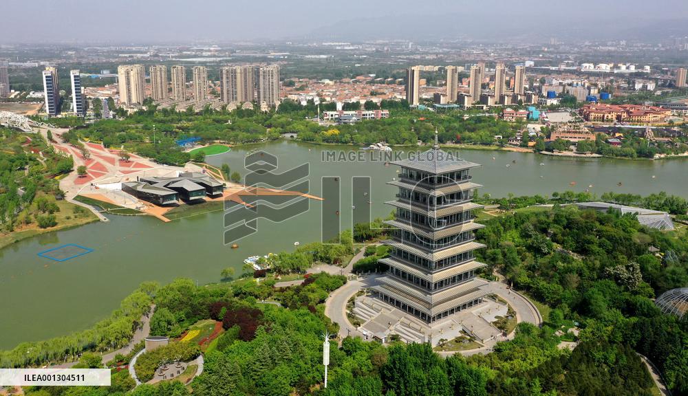 CHINA-SHAANXI-XI'AN-BAHE RIVER-AERIAL VIEWS (CN)