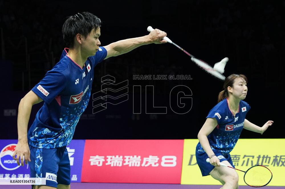 (SP)CHINA-SUZHOU-BADMINTON-SUDIRMAN CUP-JPN VS KOR (CN)