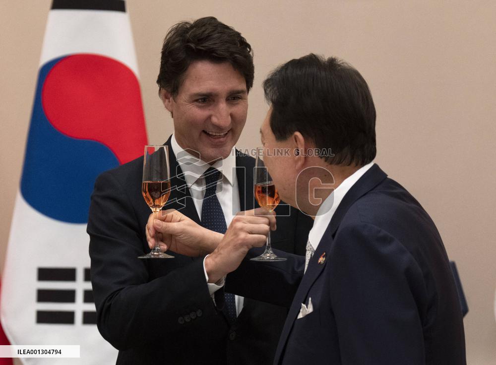 Trudeau Visits South Korea