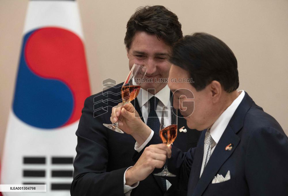 Trudeau Visits South Korea