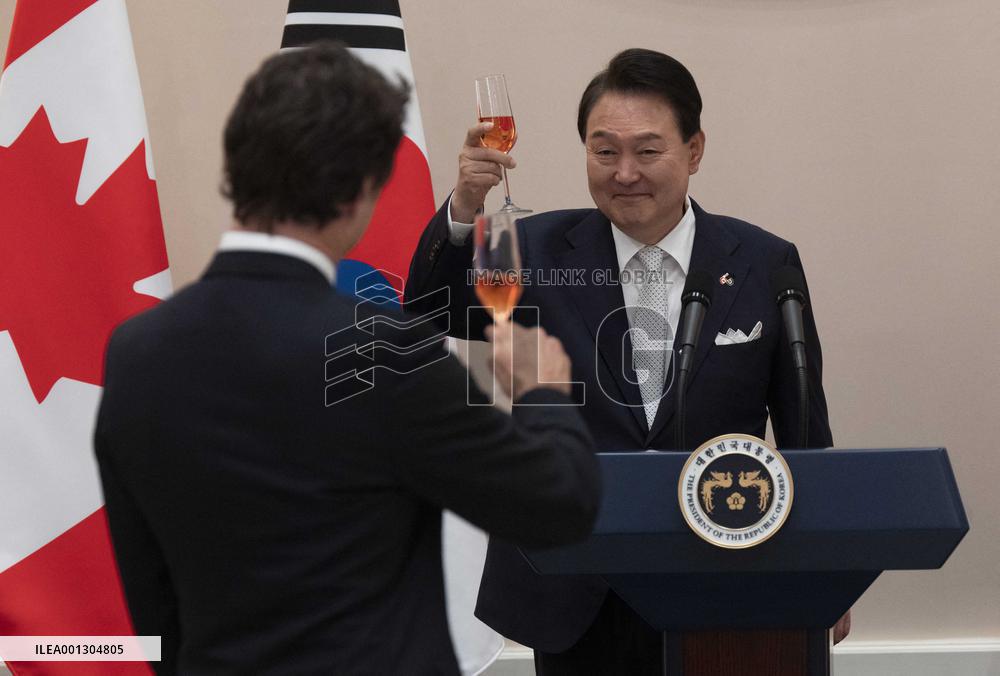 Trudeau Visits South Korea