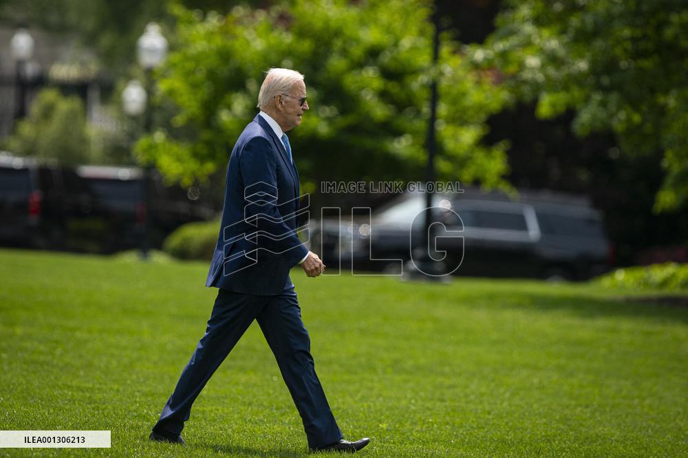 President Biden Departs the White House