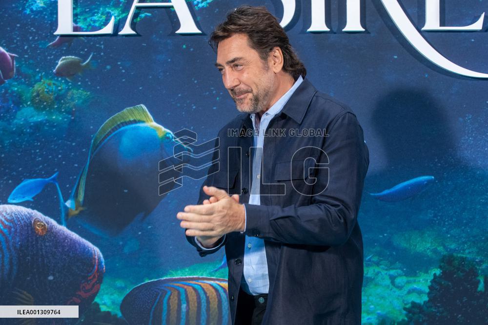 Javier Bardem at the premiere of The Little Mermaid - Madrid