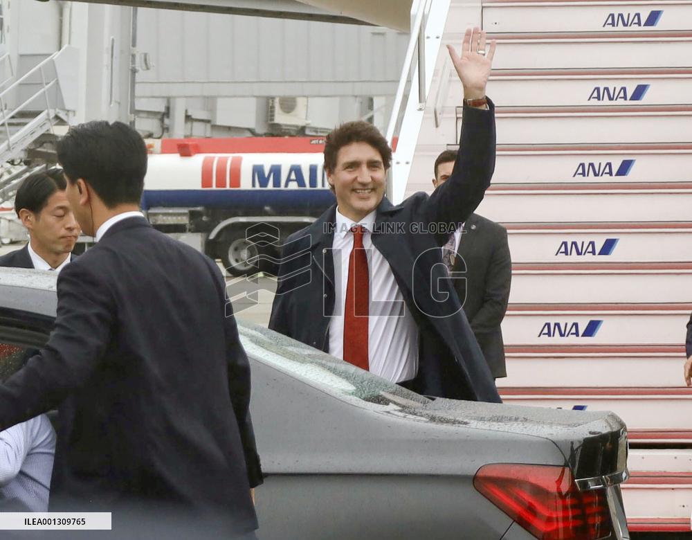 Canadian PM arrives in Hiroshima for G7 summit