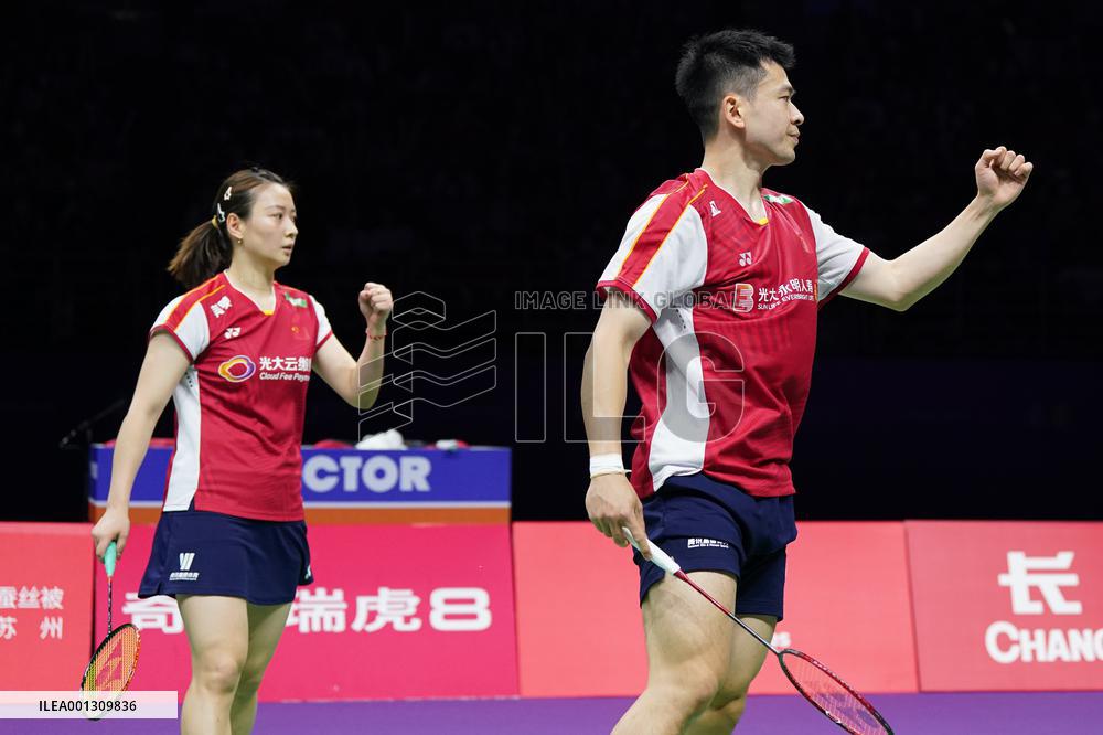 (SP)CHINA-SUZHOU-BADMINTON-SUDIRMAN CUP-CHN VS DEN (CN)