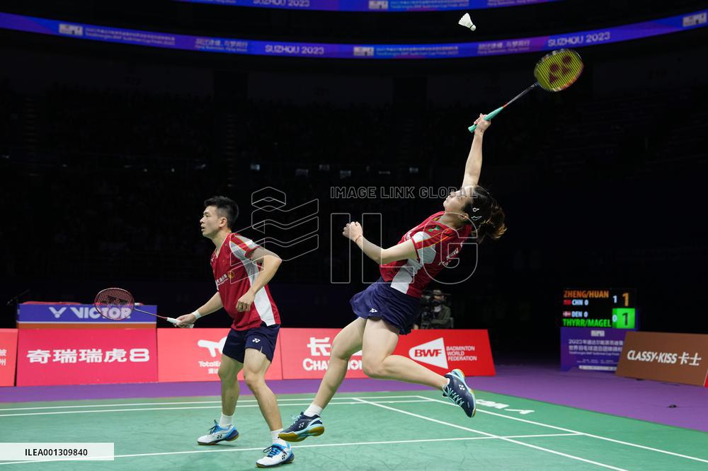 (SP)CHINA-SUZHOU-BADMINTON-SUDIRMAN CUP-CHN VS DEN (CN)
