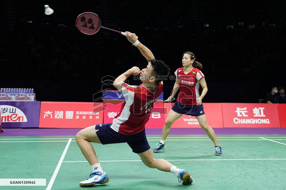 (SP)CHINA-SUZHOU-BADMINTON-SUDIRMAN CUP-CHN VS DEN (CN)