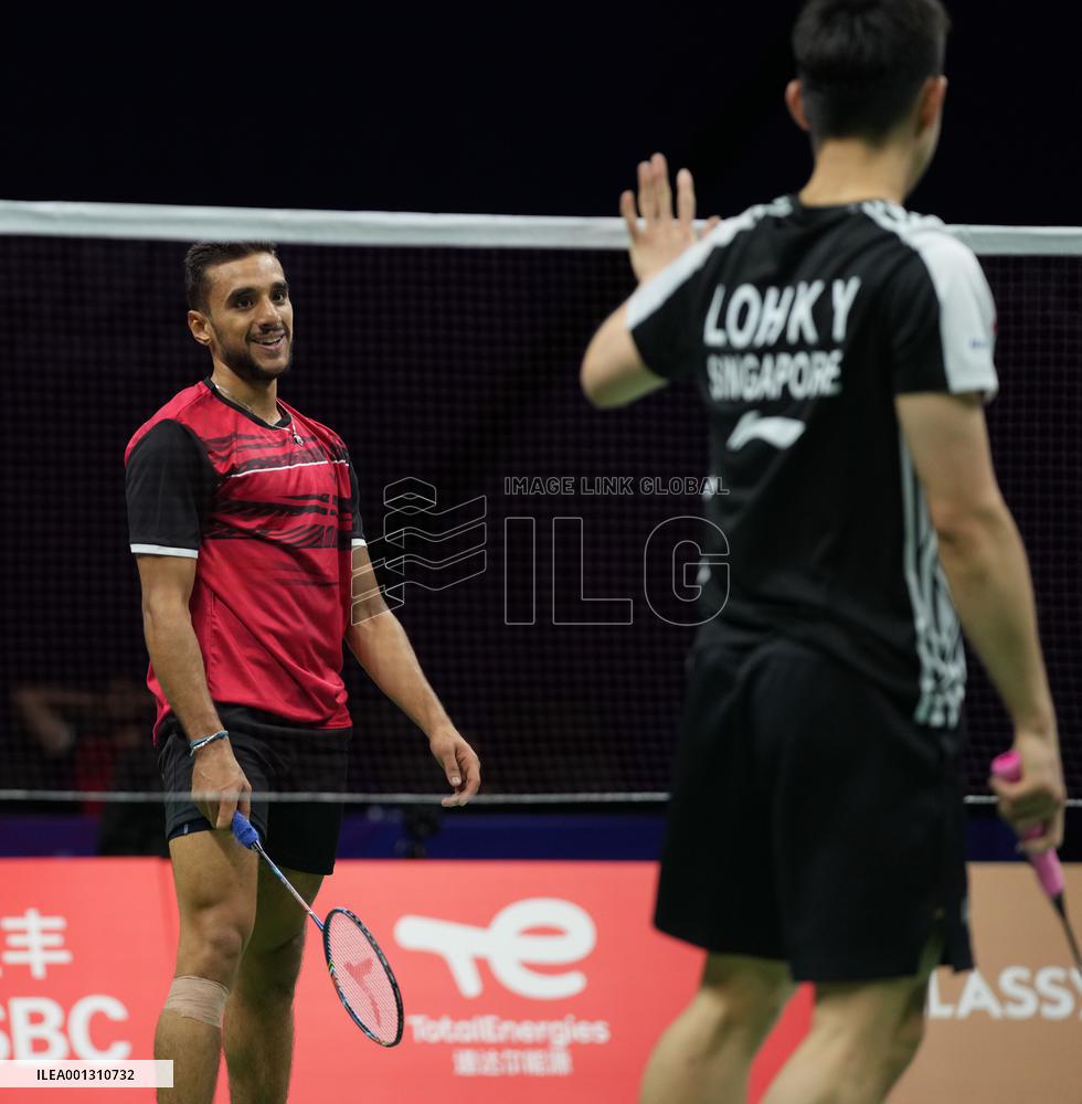 (SP)CHINA-SUZHOU-BADMINTON-SUDIRMAN CUP-SGP VS EGY (CN)