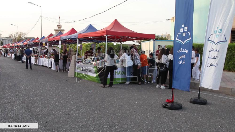 2nd Open Book Fair held in Iraq's Erbil