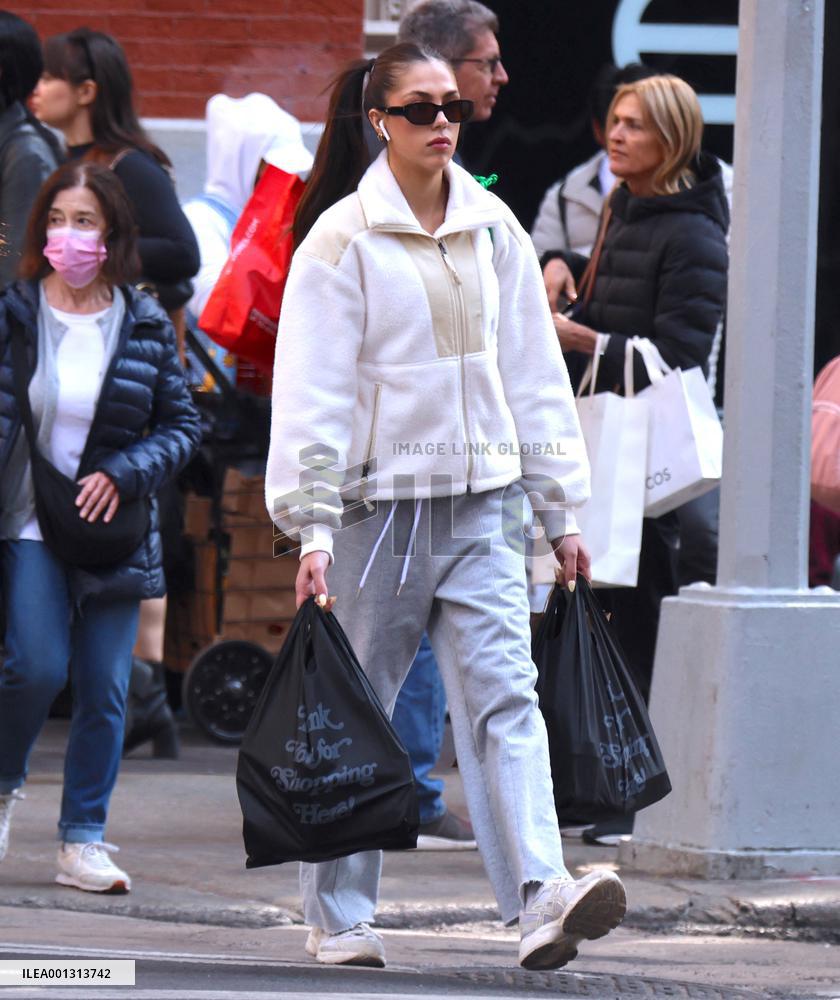 Sistine Stallone Grocery Shopping - NYC
