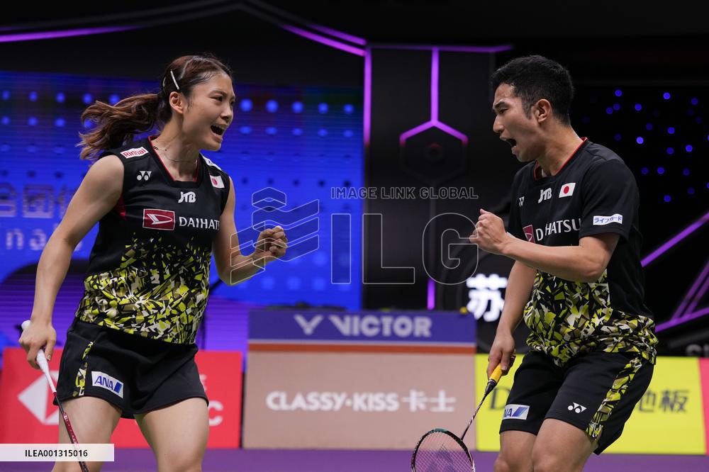 (SP)CHINA-SUZHOU-BADMINTON-SUDIRMAN CUP-QUARTERFINAL-THAILAND VS JAPAN (CN)