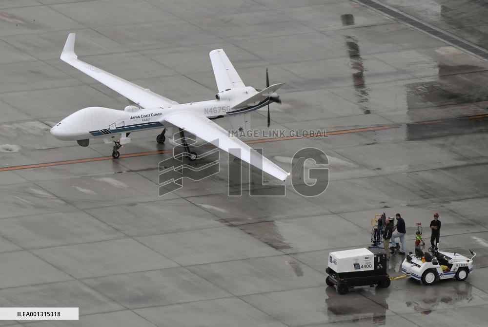 Japan Coast Guard drone on patrol duty during G-7 summit