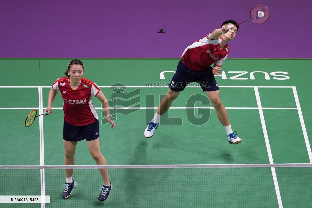 (SP)CHINA-SUZHOU-BADMINTON-SUDIRMAN CUP-CHN VS INA (CN)