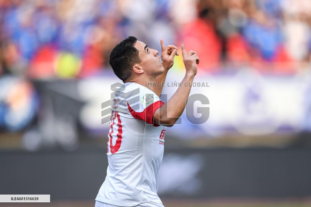 (SP)CHINA-WUHAN-FOOTBALL-CSL-CHENGDU VS WUHAN (CN)