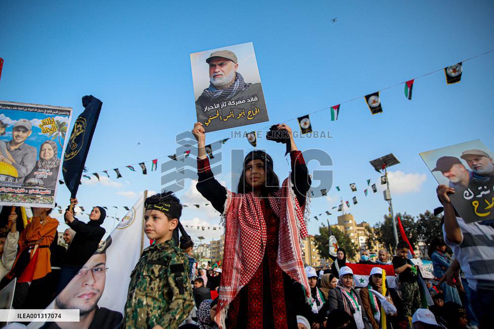 The Palestinian Islamic Jihad Group Holds A Rally - Gaza