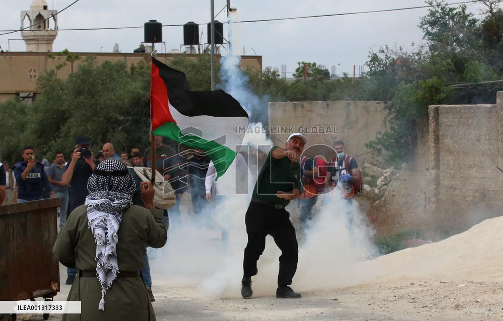 MIDEAST-KUFR QADOOM-CLASHES