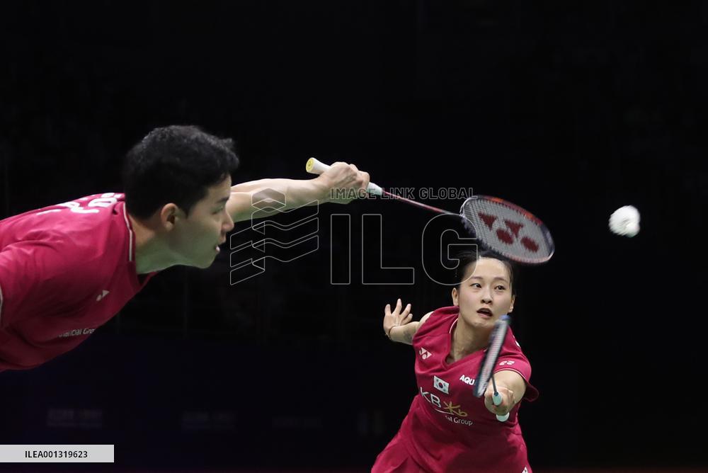 (SP)CHINA-SUZHOU-BADMINTON-SUDIRMAN CUP-MALAYSIA VS SOUTH KOREA(CN)