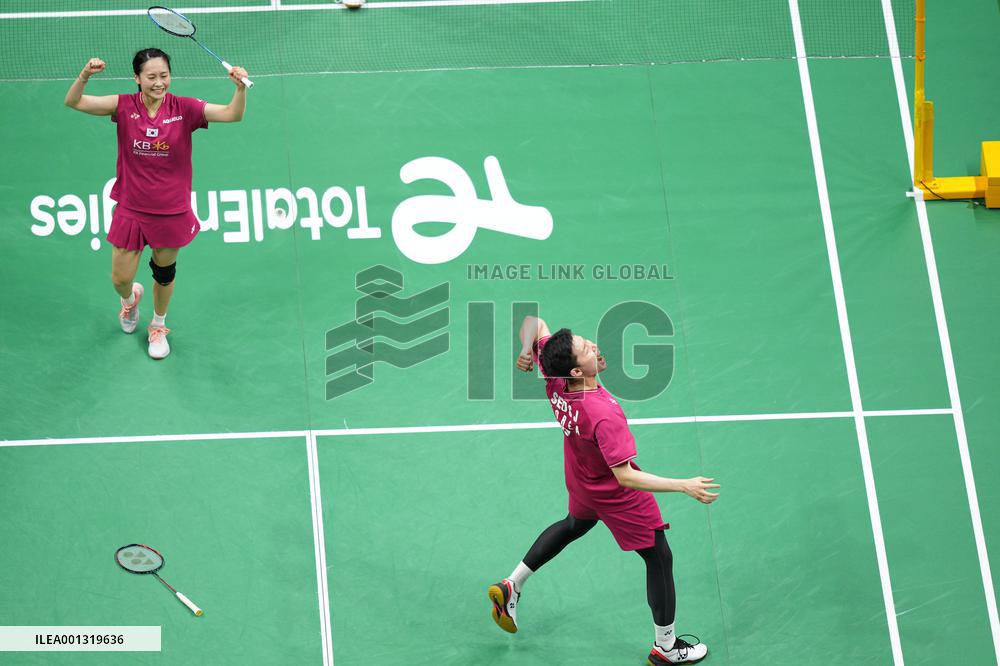 (SP)CHINA-SUZHOU-BADMINTON-SUDIRMAN CUP-MALAYSIA VS SOUTH KOREA(CN)
